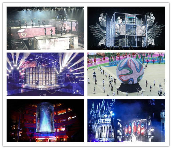 威特姆LED通明屏显示屏及LED软屏定造经典案例