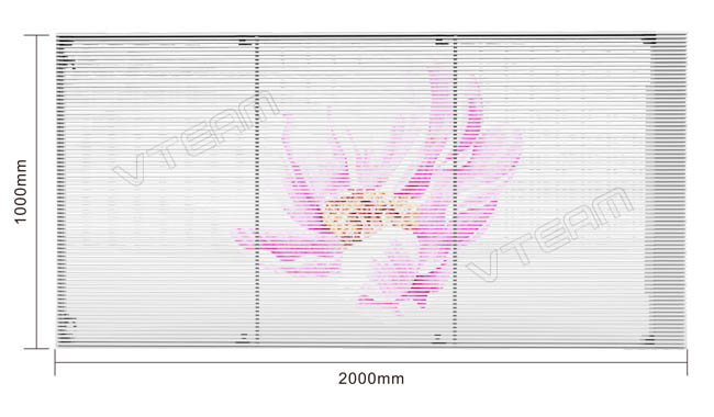 威特姆光电LED通明屏冰屏Isky