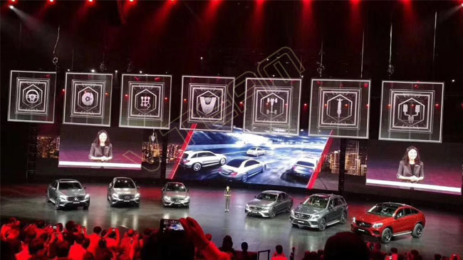 威特姆光电上海车展LED透显著示屏案例