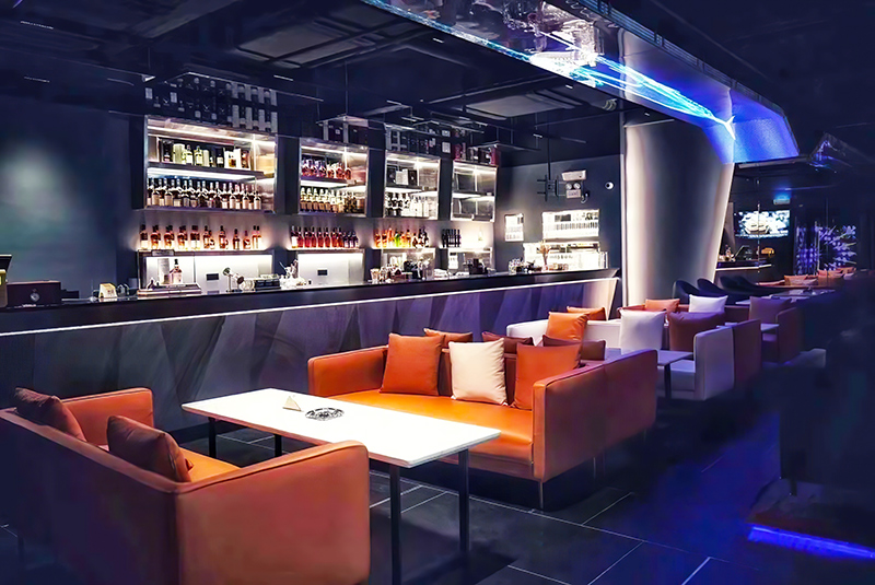 武汉Time艺术酒廊通明屏项目